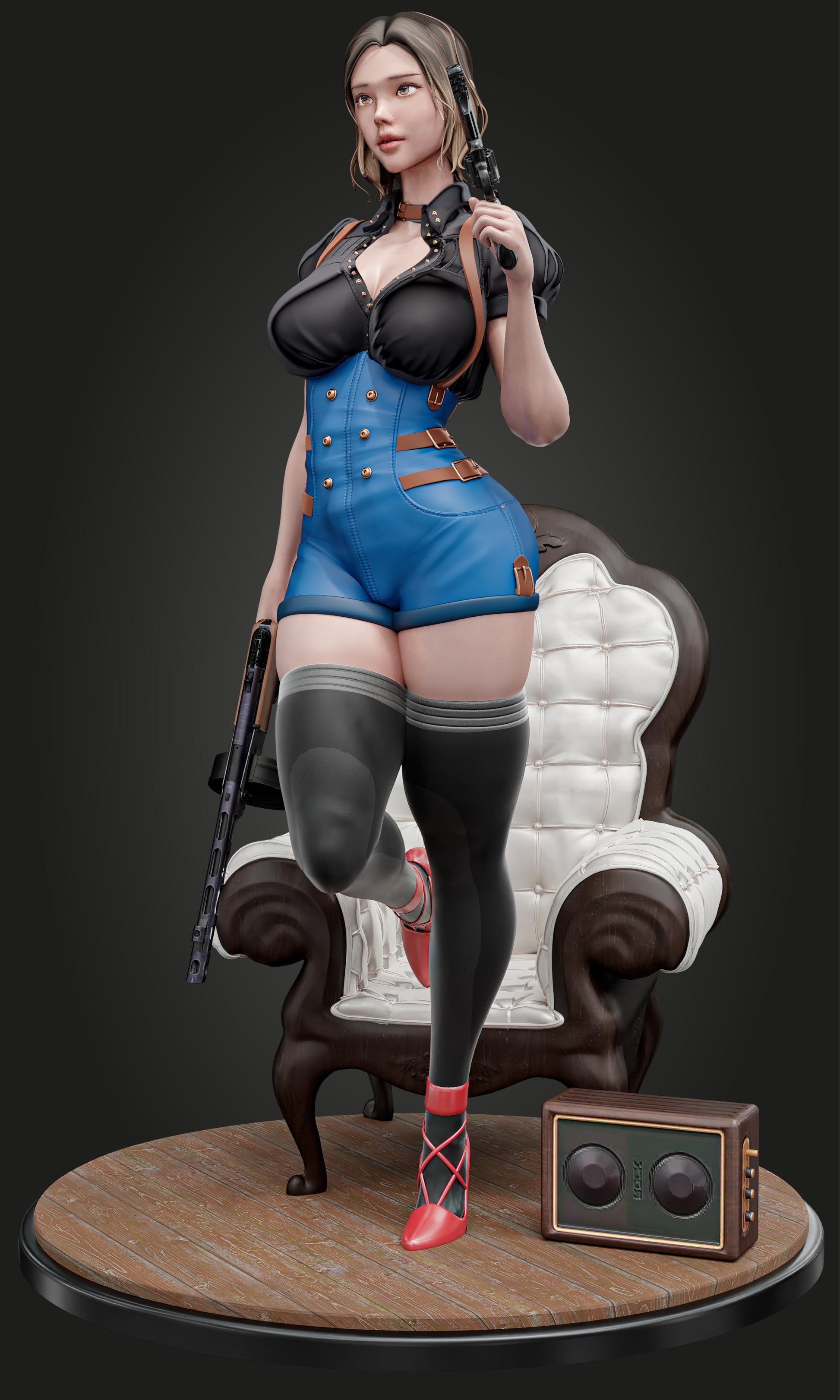 AMCM Studios - Isabella Moretti - 32/75mm Pin Up/Figure/Model/Diorama - Helios3DPrinting