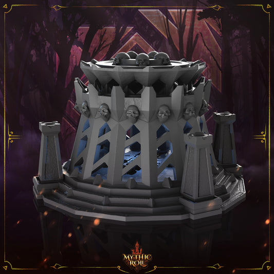 Mythic Roll - Dice Box/Case - Mausoleum - DnD/Pathfinder/TTRPG