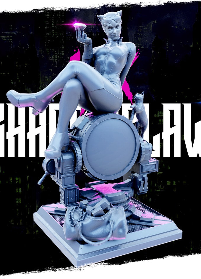 Fredrik Rosado - Lyx Shadowclaw - 75mm Pin Up/Figure/Model/Diorama
