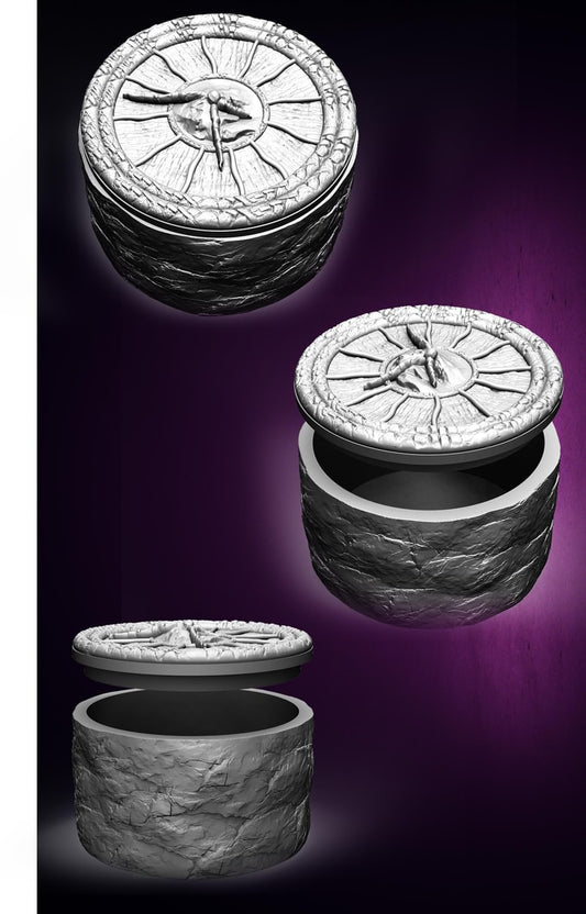 Slope3D - Clocktower Dice Box/Case #1 - DnD/TTRPG/Roleplaying/Wargames