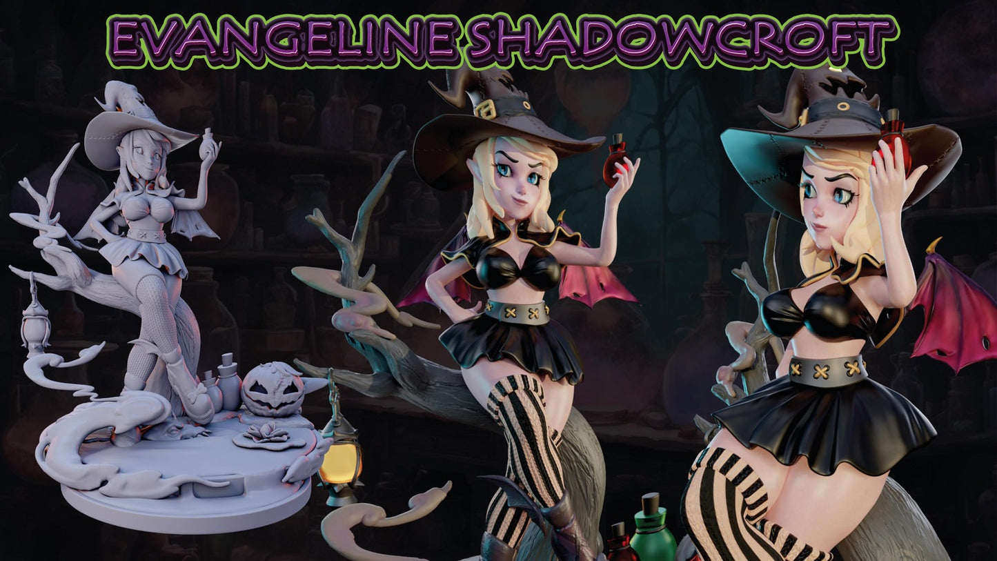 AMCM Studios - Evangeline Shadowcroft - 32/75mm Pin Up/Figure/Model/Diorama - Helios3DPrinting