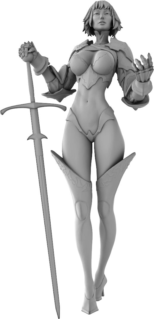 Nick T - Naomi the Knight - 75/120mm Pin Up/Figure/Model/Diorama