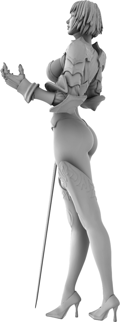 Nick T - Naomi the Knight - 75/120mm Pin Up/Figure/Model/Diorama