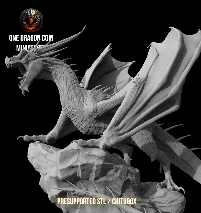One Dragon Coin - Ignistor #1 - DnD/TTRPG Figure/Miniature