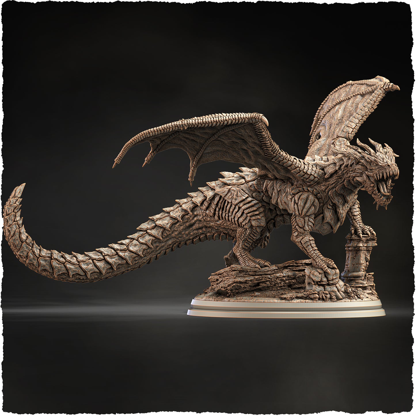 Evox Arts - World Dragons #1 - Great European - DnD/TTRPG Figure/Miniature