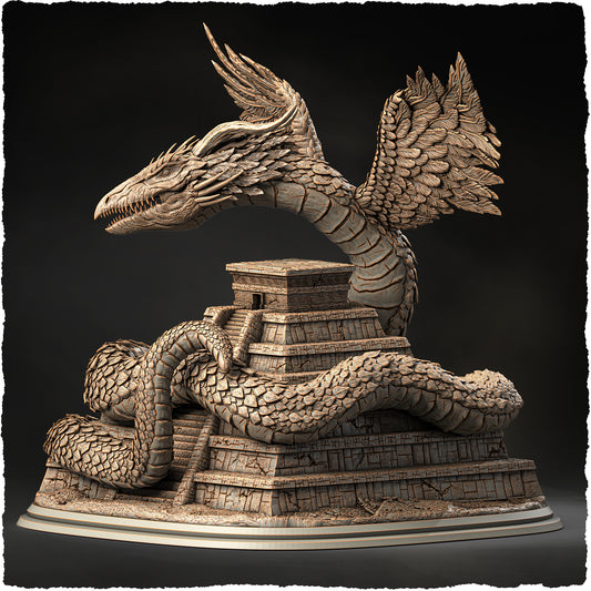 Evox Arts - World Dragons #1 - Quetzalcoatl - DnD/TTRPG Figure/Miniature