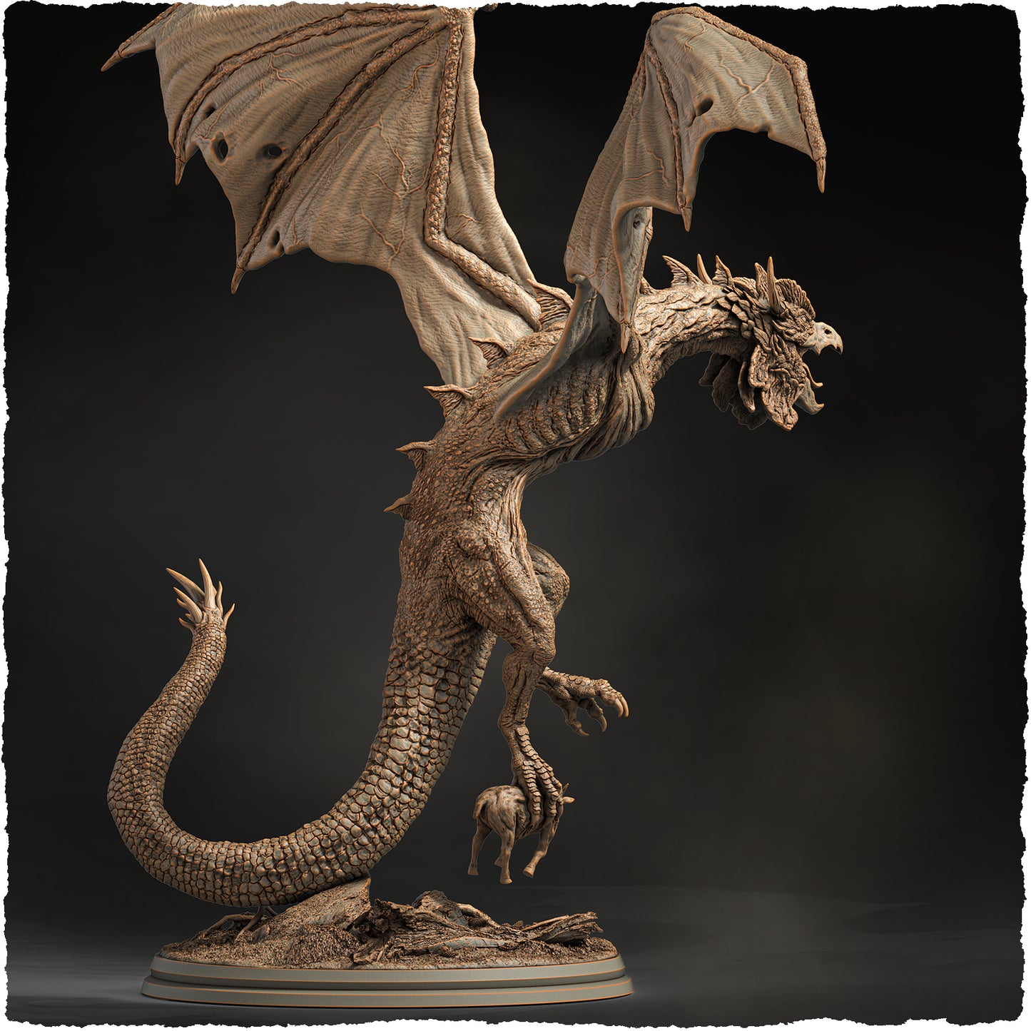 Evox Arts - World Dragons #1 - Cockatrice - DnD/TTRPG Figure/Miniature