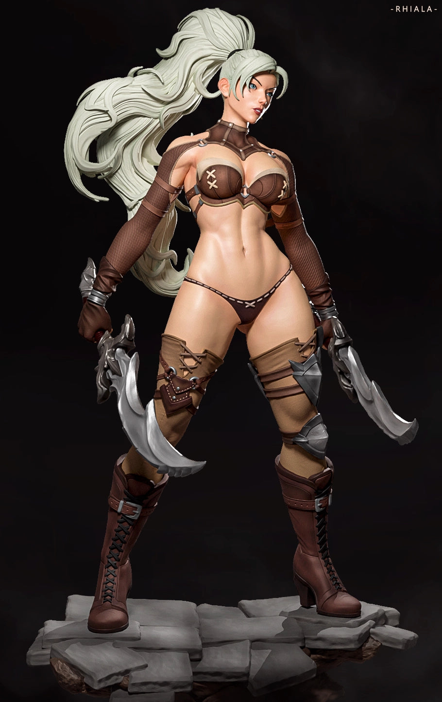 Luis Donaldo Meza - Fantasy Warrior #7.2 - 80mm Pin Up/Figure/Model/Diorama