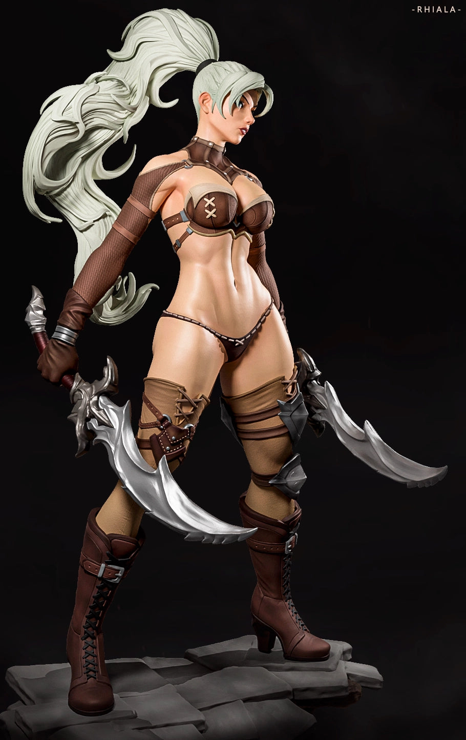 Luis Donaldo Meza - Fantasy Warrior #7.2 - 80mm Pin Up/Figure/Model/Diorama