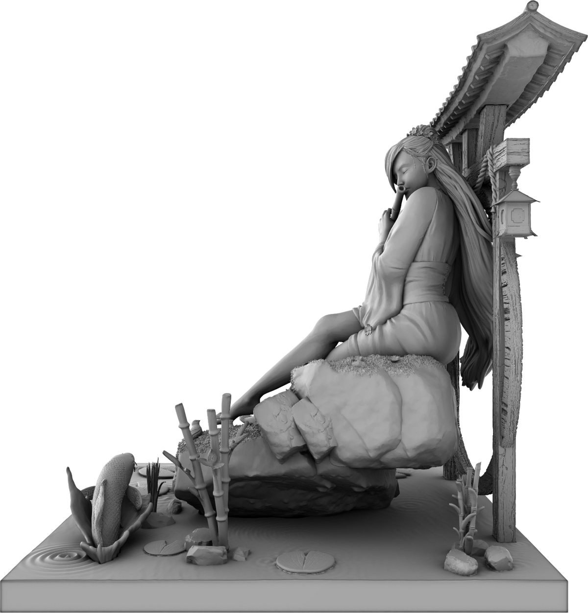 Ember - Symphony of Seasons - Spring - 75mm Pin Up/Figure/Model/Diorama