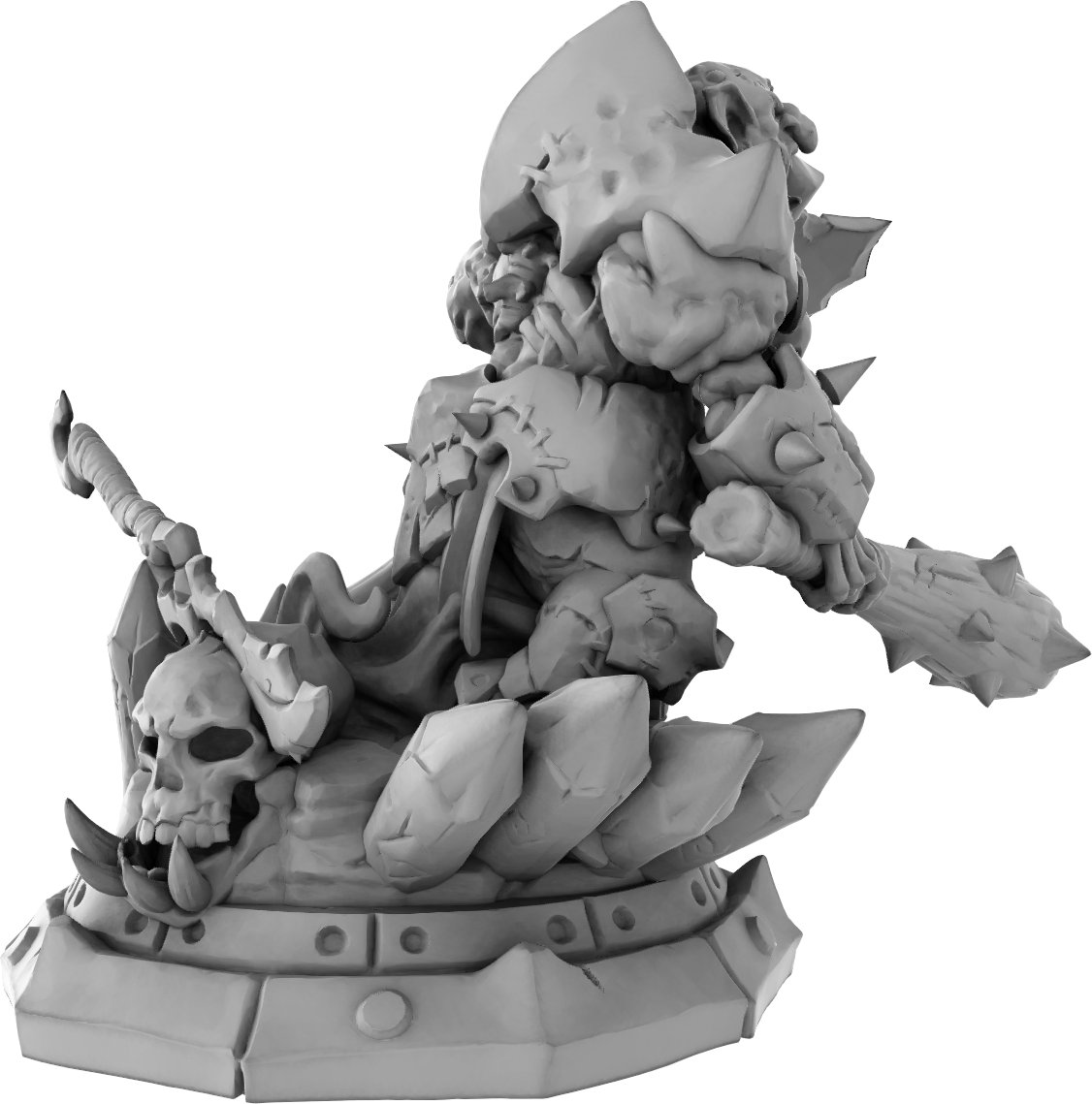 Brayan Nafarrate - Giants - Undead Troll #2 - DnD/TTRPG Figure/Miniature