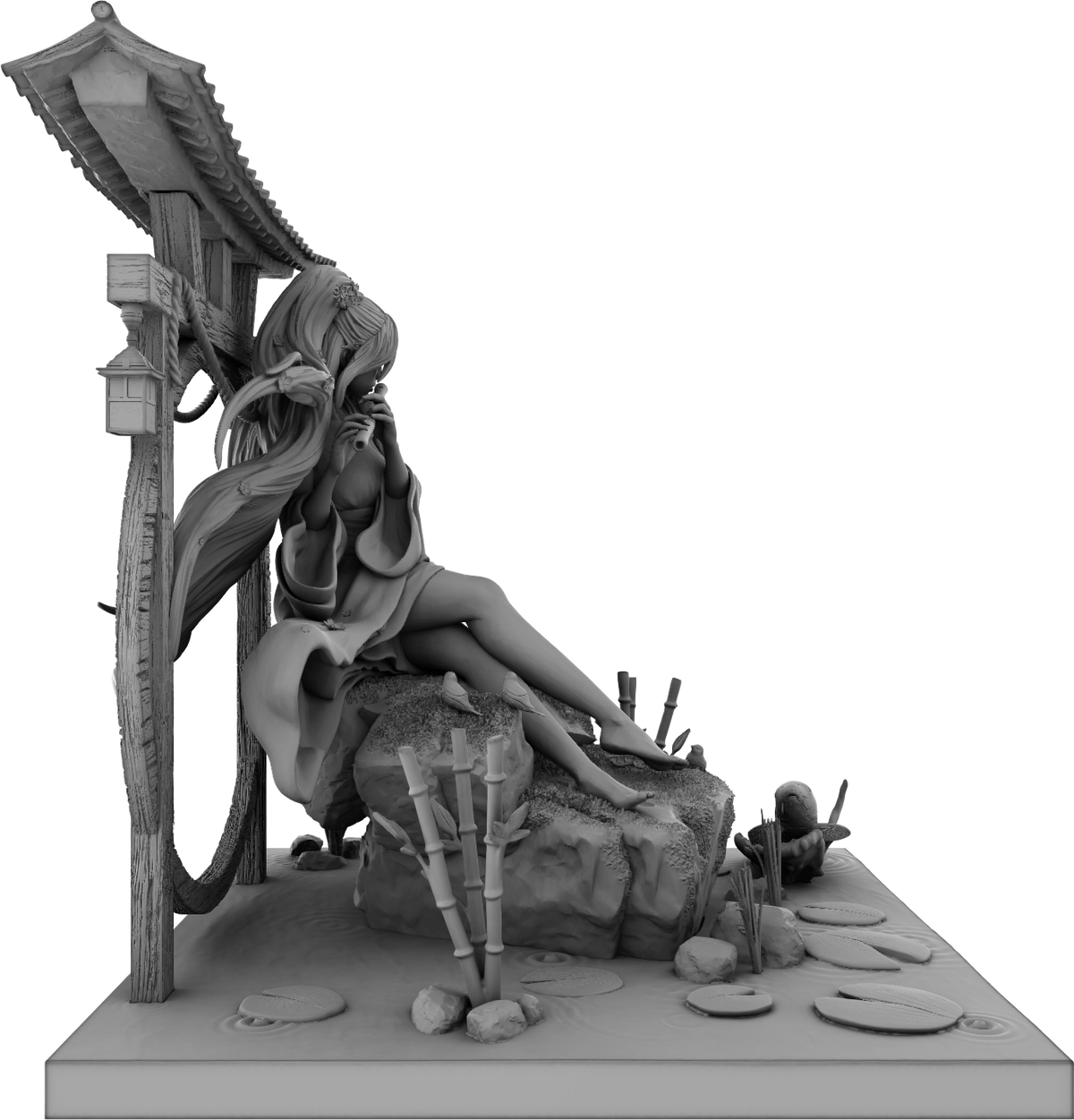Ember - Symphony of Seasons - Spring - 75mm Pin Up/Figure/Model/Diorama