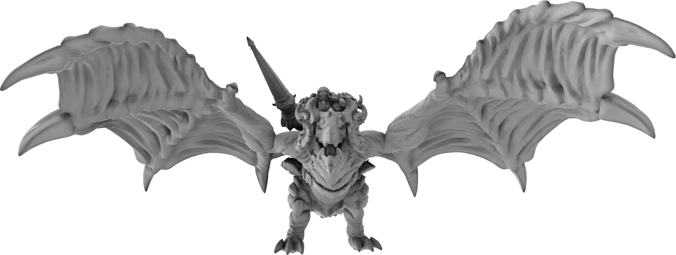 Brayan Nafarrate - Orc w/Dragon #2 - DnD/TTRPG Figure/Miniature