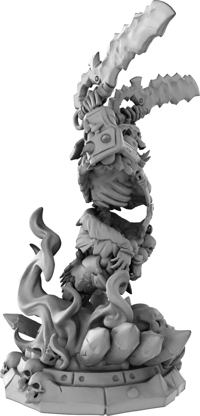 Brayan Nafarrate - Giants - Undead Orc #2 - DnD/TTRPG Figure/Miniature