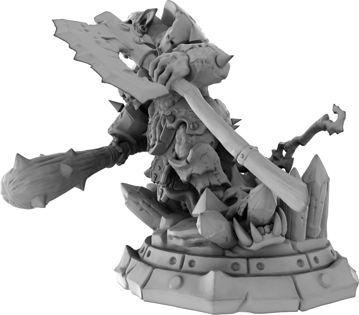 Brayan Nafarrate - Giants - Undead Troll #2 - DnD/TTRPG Figure/Miniature