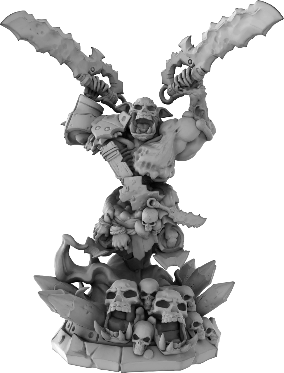 Brayan Nafarrate - Giants - Undead Orc #2 - DnD/TTRPG Figure/Miniature