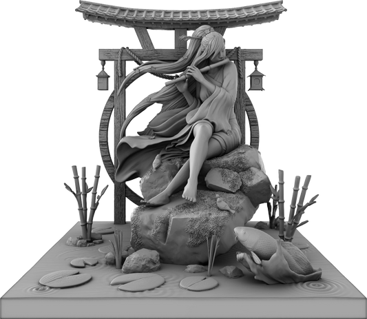 Amra 3D Art - Seasons - Spring - 75mm Pin Up/Figure/Model/Diorama - Helios3DPrinting