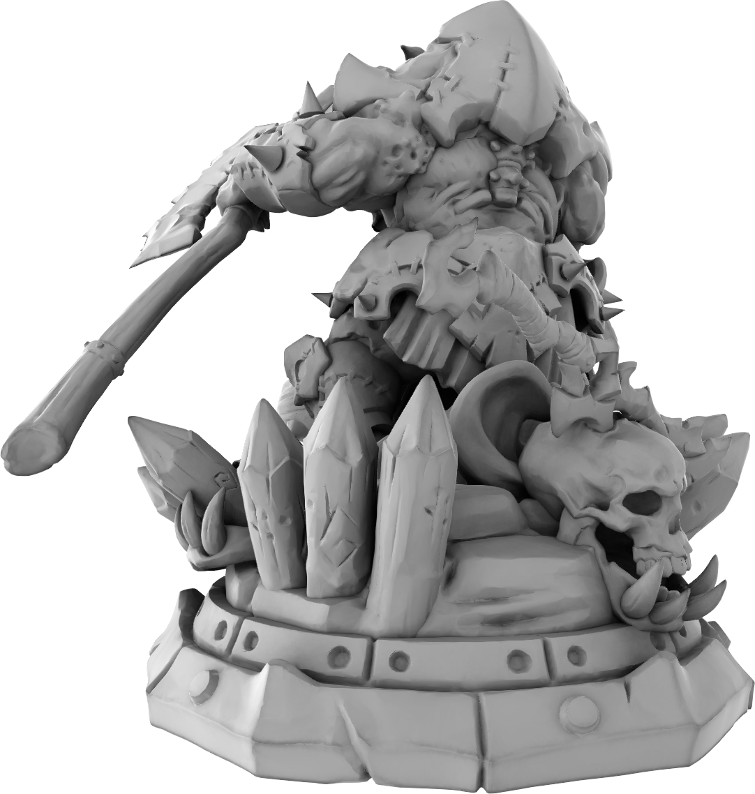 Brayan Nafarrate - Giants - Undead Troll #2 - DnD/TTRPG Figure/Miniature