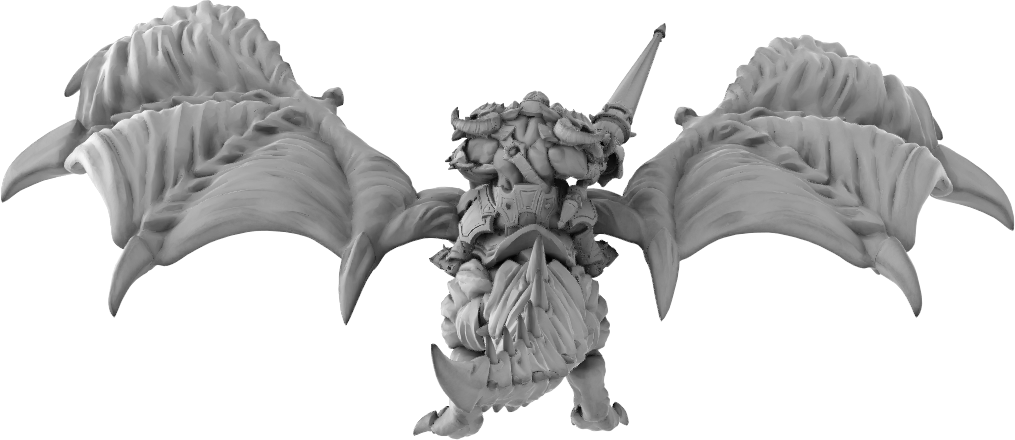 Brayan Nafarrate - Orc w/Dragon #2 - DnD/TTRPG Figure/Miniature