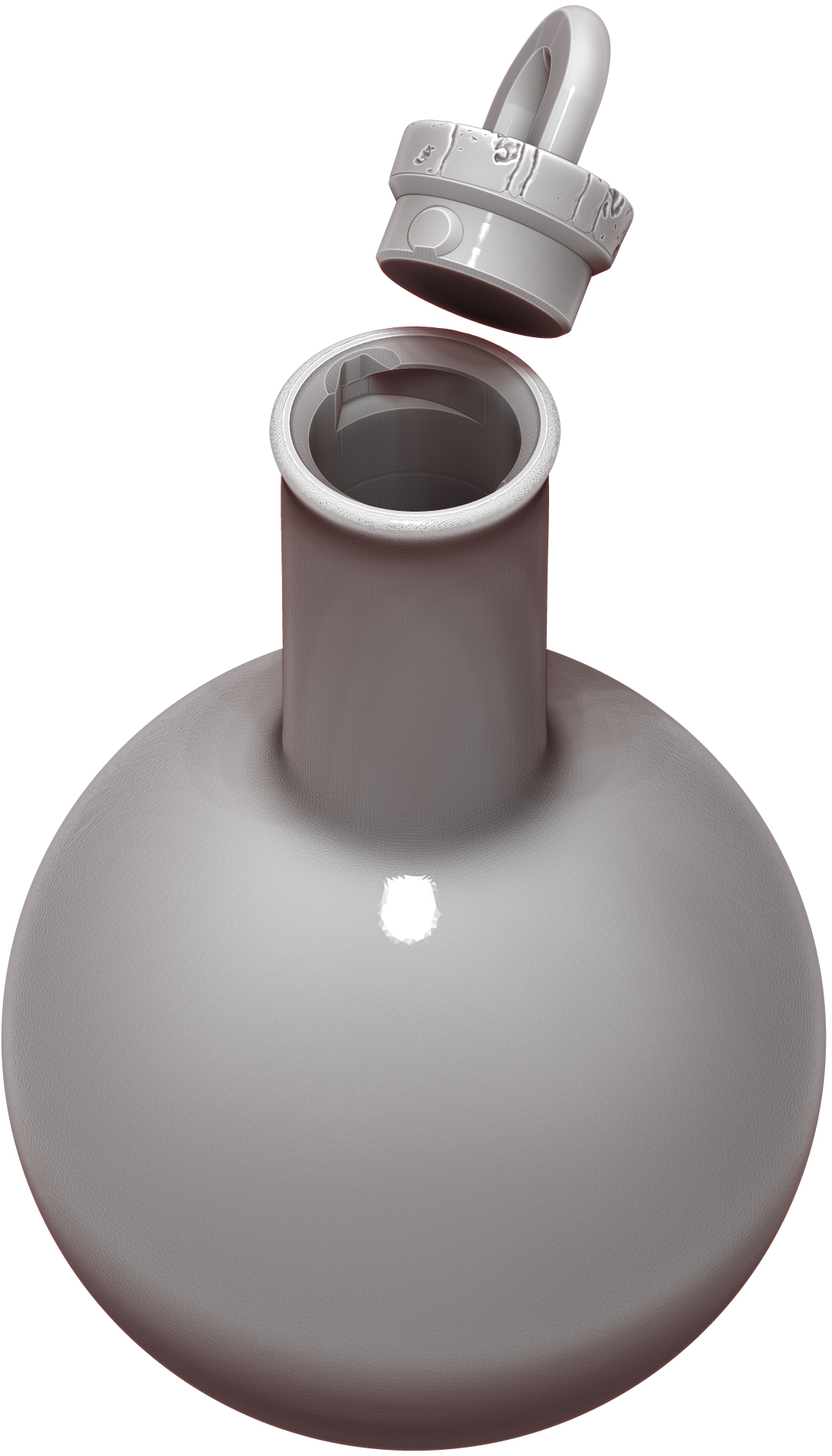 Ars Moriendi - Plain Potions Dice Holder - Volumetric Beaker - DnD/TTRPG/Roleplaying/Wargames - Helios3DPrinting