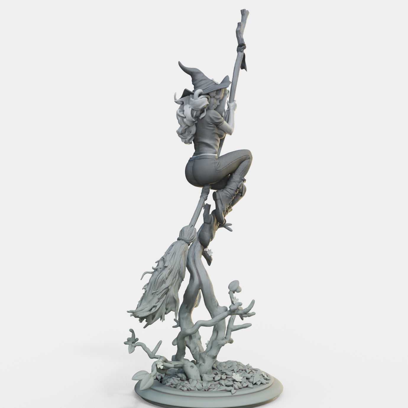 Female Miniatures - Bloodbound Witches - Sarina - 32/75/120mm Pin Up/Figure/Figurine/Diorama - Helios3DPrinting