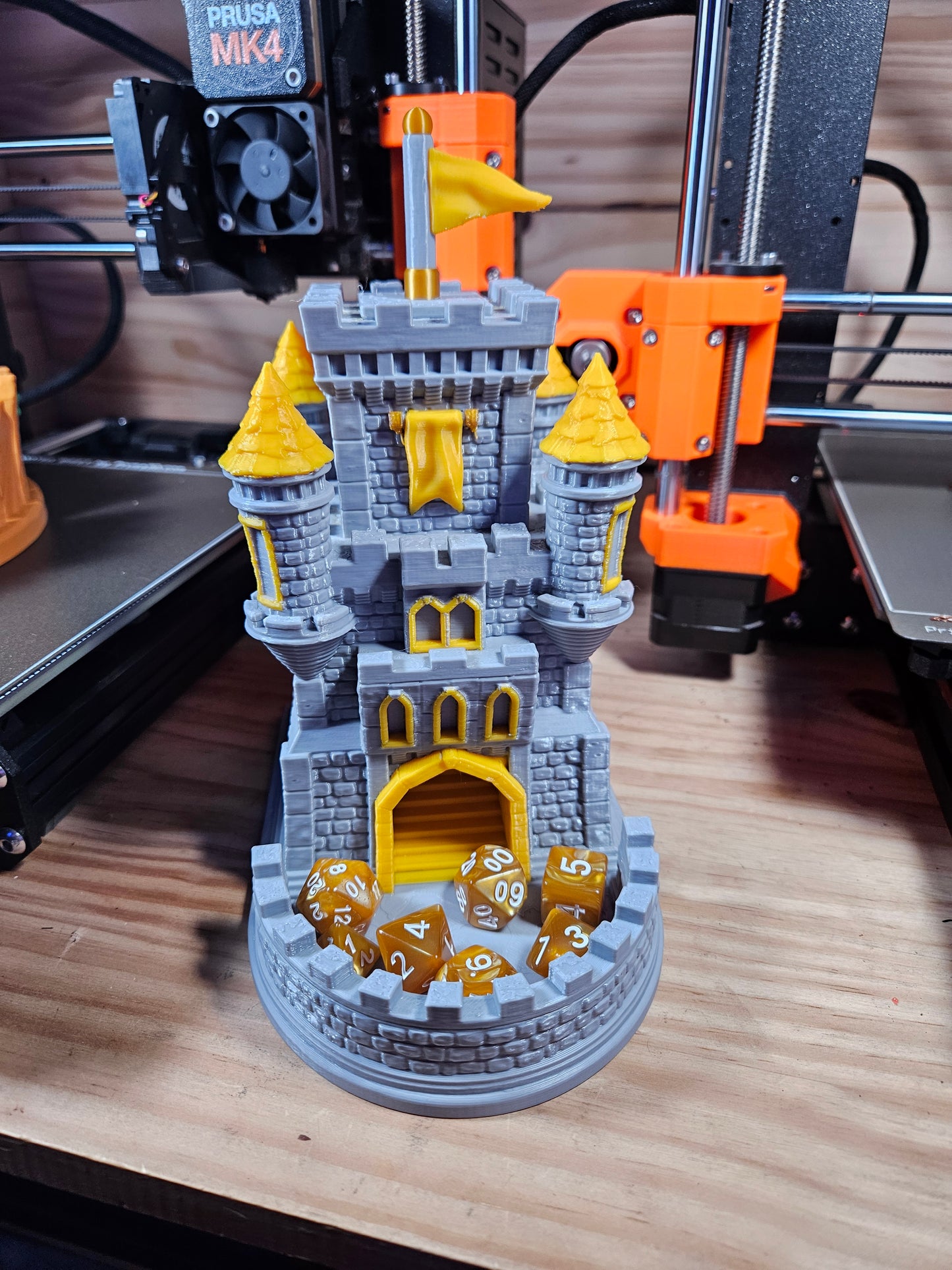 Fantasy3DTabletop - Defenders Basion Dice Tower - DnD/TTRPG/Roleplaying/Wargames