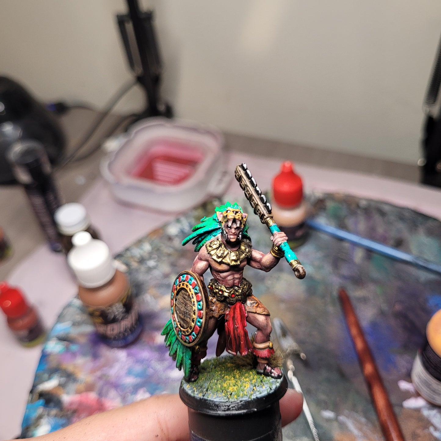 Golden Thief Studio - Aixxac, Jaguar Warrior - DnD/TTRPG Figure/Miniature