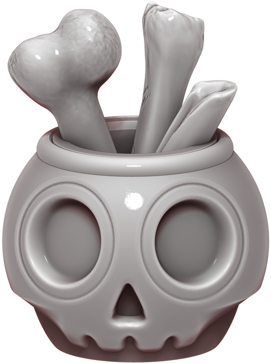 Ars Moriendi - Tiny Potions Dice Holder - Skull - DnD/TTRPG/Roleplaying/Wargames - Helios3DPrinting