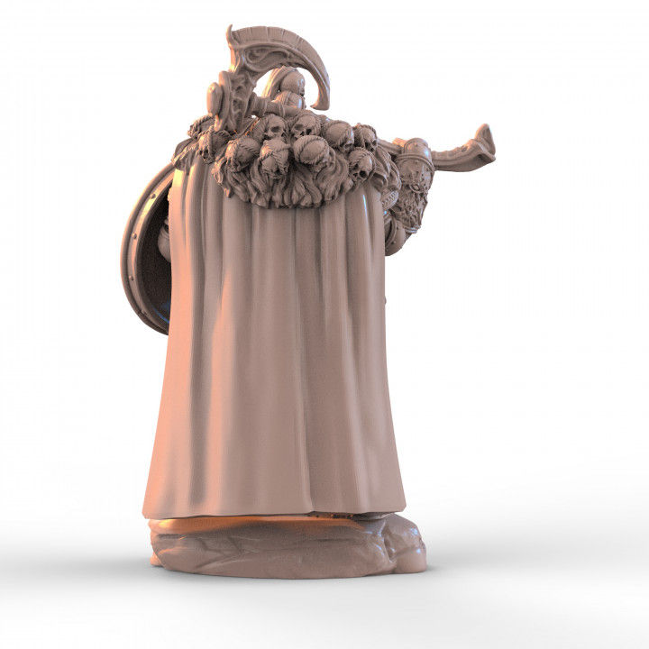 Z Kino - Knight Axeman - DnD/Pathfinder/TTRPG Figure Miniature