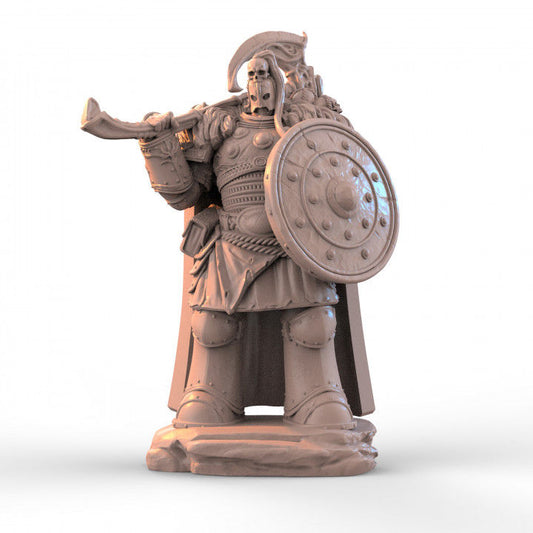 Z Kino - Knight Axeman - DnD/Pathfinder/TTRPG Figure Miniature