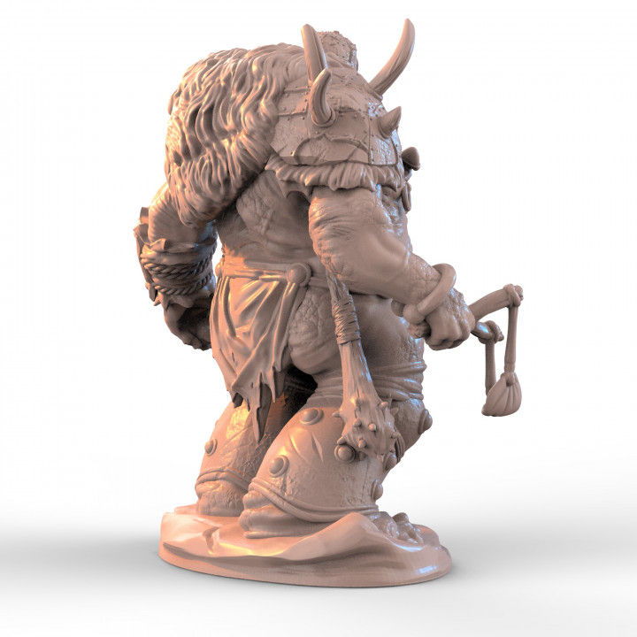 Z Kino - Ogre Slingshotter - DnD/Pathfinder/TTRPG Figure Miniature