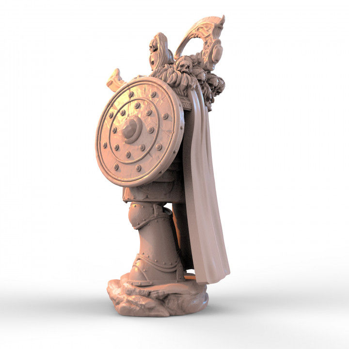 Z Kino - Knight Axeman - DnD/Pathfinder/TTRPG Figure Miniature