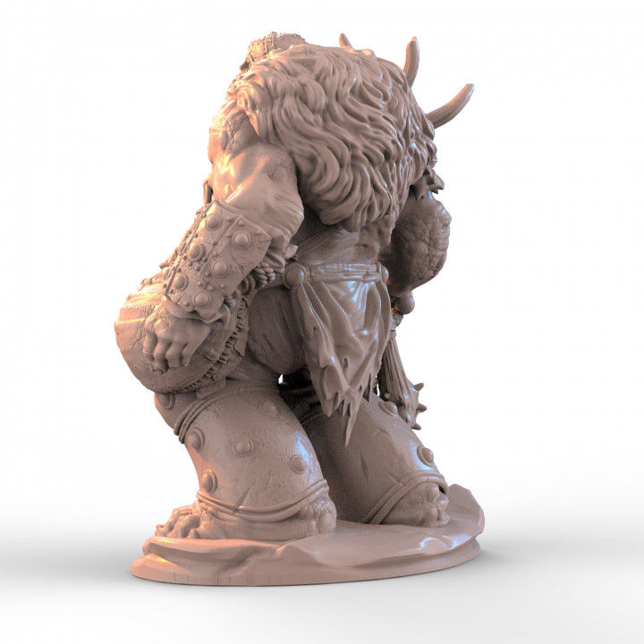 Z Kino - Ogre Slingshotter - DnD/Pathfinder/TTRPG Figure Miniature