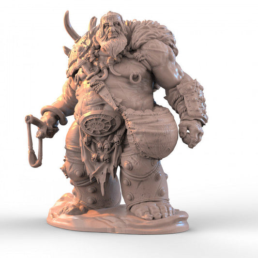 Z Kino - Ogre Slingshotter - DnD/Pathfinder/TTRPG Figure Miniature