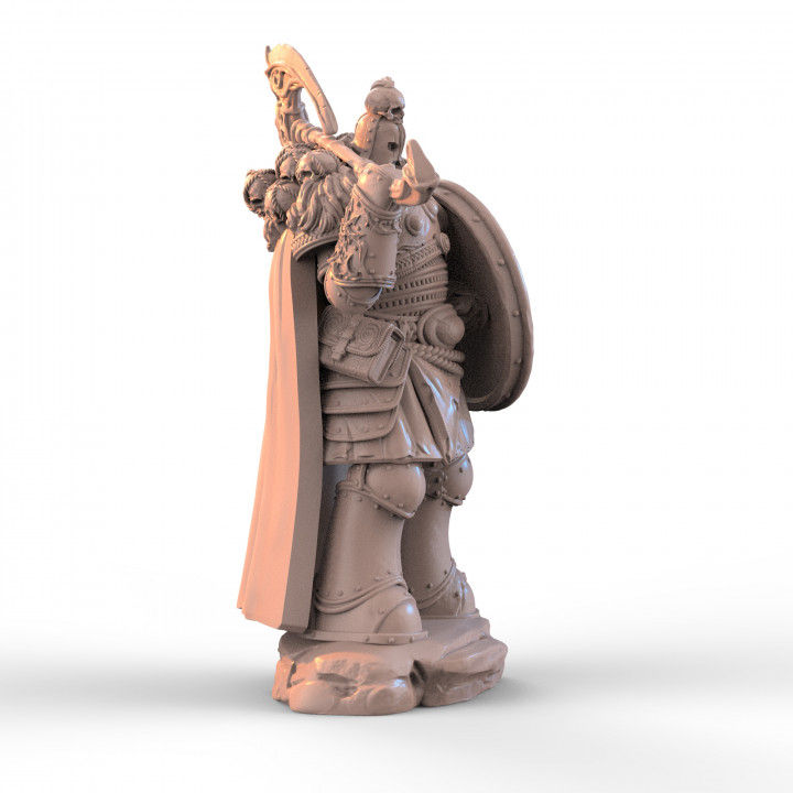 Z Kino - Knight Axeman - DnD/Pathfinder/TTRPG Figure Miniature