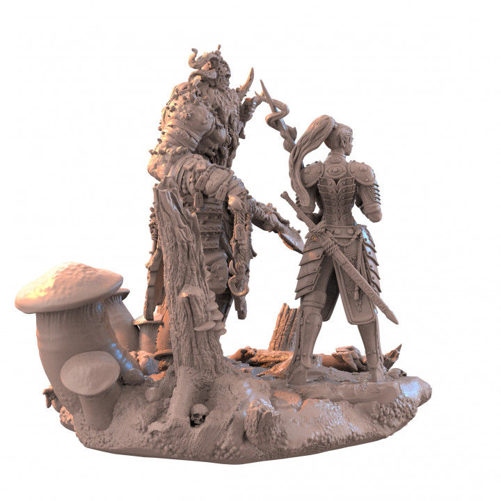 Z Kino - Dragur & Mage Diorama - 120mm Pin Up/Figure/Model/Diorama