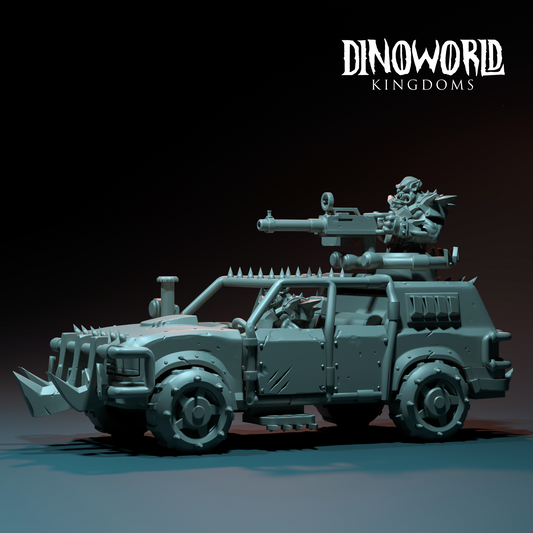 Dinoworld - Orks - Orc Truck - DnD/Pathfinder/TTRPG Figure Miniature