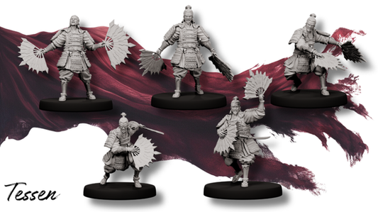 Forged Path - Tokugawa Bushido - Tessen - DnD/Pathfinder/TTRPG Figure