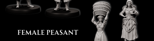Forged Path - Willowbrook Underworld - Peasant Female - DnD/TTRPG Figure/Miniature
