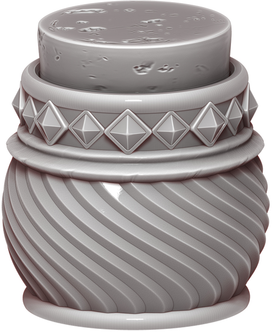 Ars Moriendi - Tiny Potions Dice Holder - Swirly 1 - DnD/TTRPG/Roleplaying/Wargames - Helios3DPrinting