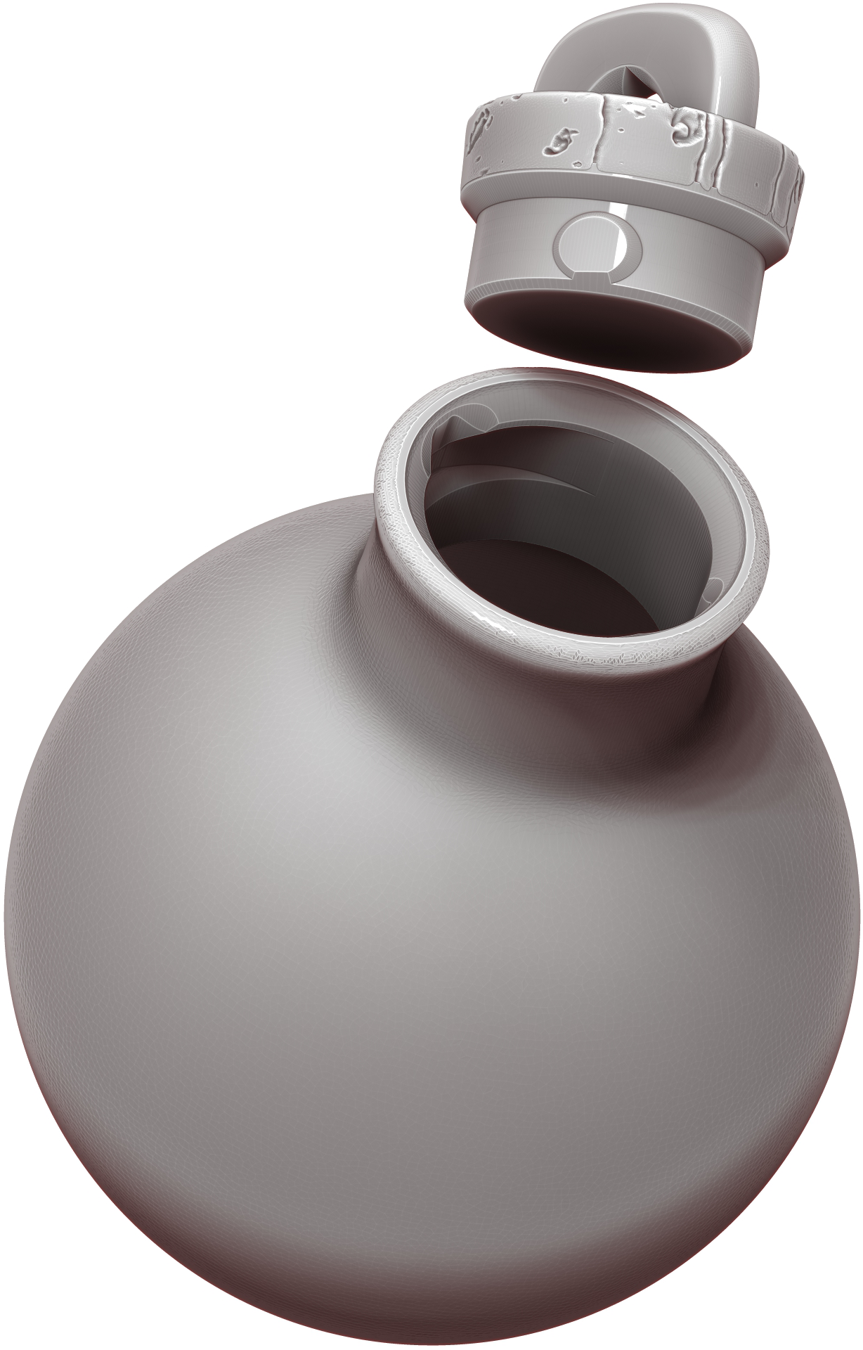 Ars Moriendi - Plain Potions Dice Holder - Volumetric Beaker - DnD/TTRPG/Roleplaying/Wargames - Helios3DPrinting