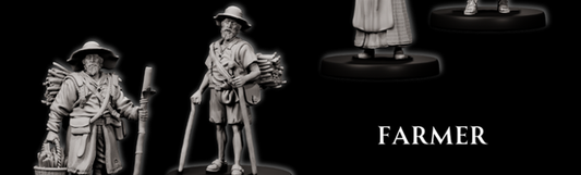 Forged Path - Willowbrook Underworld - Farmer - DnD/TTRPG Figure/Miniature