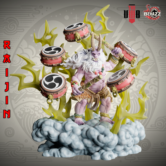 Bemazz Miniatures - Japanese Gods Vol.1 - Raijin - 75/120mm Pin Up/Figure/Model/Diorama