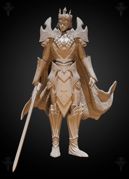 Acadia Studios - Elro Elf King - 32/75/100mm DnD/TTRPG Figure/Miniature - Helios3DPrinting