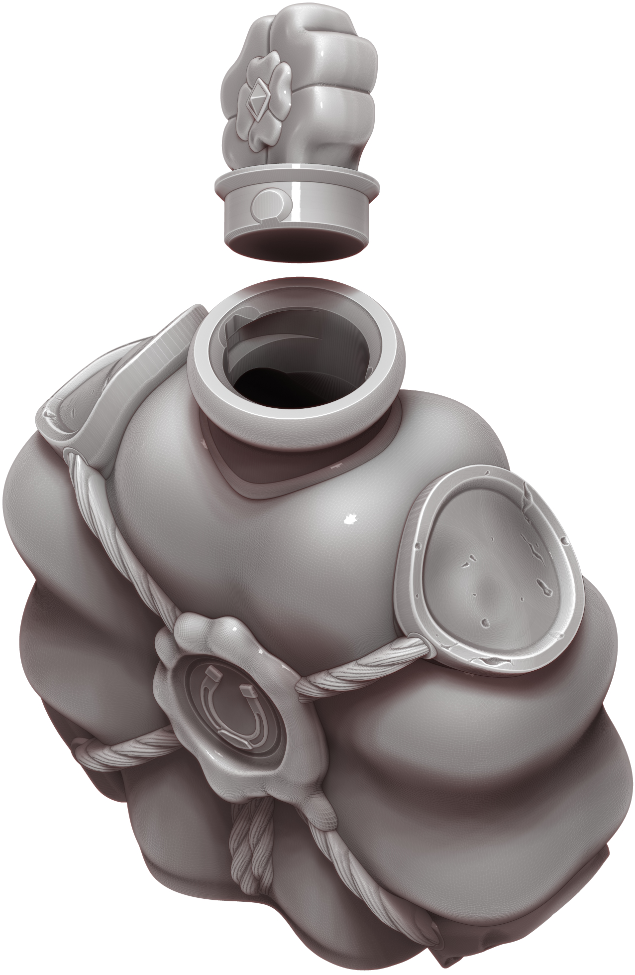 Ars Moriendi - Mythic Potion Dice Holder - Luck - DnD/TTRPG/Roleplaying/Wargames - Helios3DPrinting