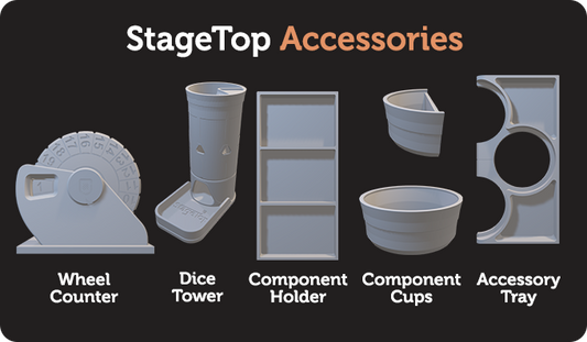 StageTop: 3D Printed Modular Gaming Board/Table - Accessories