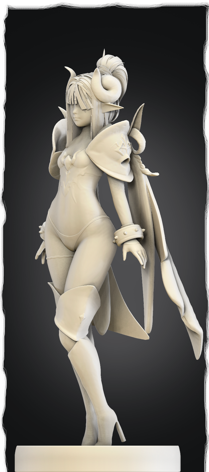 MikleJane - Idol Girl #1 - 75mm Pin Up/Figure/Model/Diorama