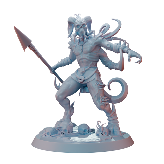 STLGobbo - Lost & Drowned - Deep Scion & 3 Minions - DnD/TTRPG Figure/Miniature