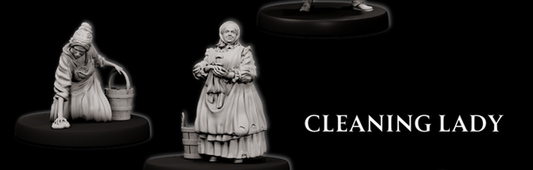 Forged Path - Willowbrook Underworld - Cleaning Lady - DnD/TTRPG Figure/Miniature