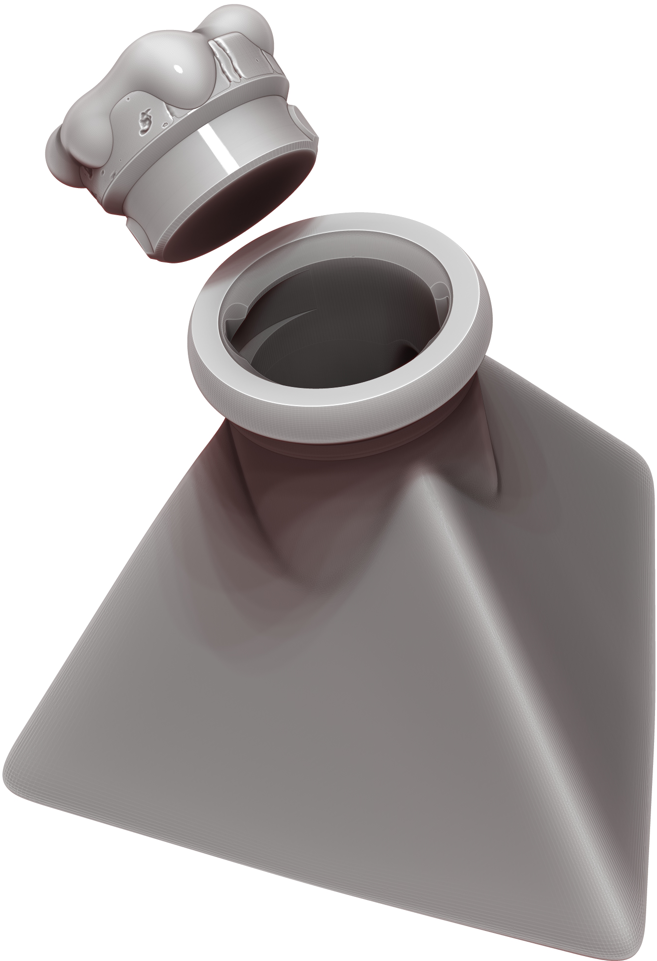 Ars Moriendi - Plain Potions Dice Holder - D4 Dice - DnD/TTRPG/Roleplaying/Wargames - Helios3DPrinting